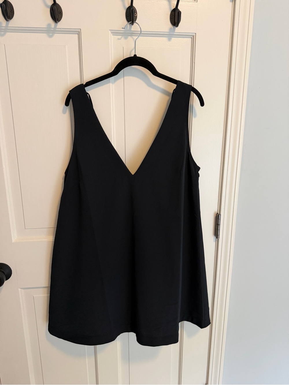 Hill House "The Emma Dress" in Black Crepe sz S